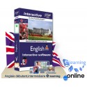 Anglais ,débutant,intermédiaire et avancé e learning interactive  online