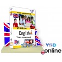 English Junior Anfänger, Mittelstufe und Fortgeschrittene mit Video on Demand VOD einfach online