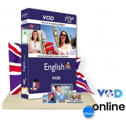Englisch Anfänger, Mittelstufe und Fortgeschrittene mit Video on Demand VOD einfach online